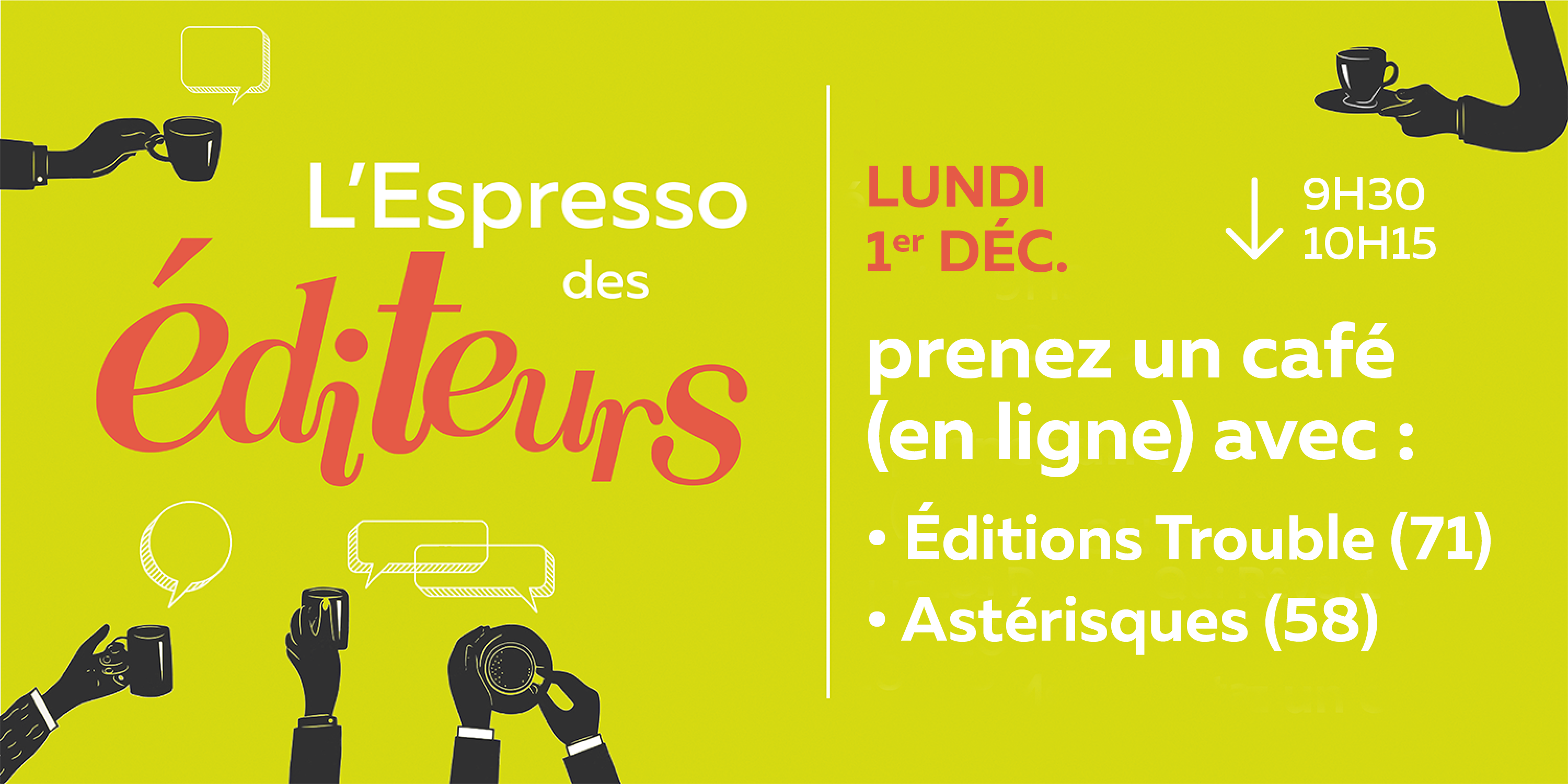 Espresso des éditeurs #21 du 1er décembre 2025